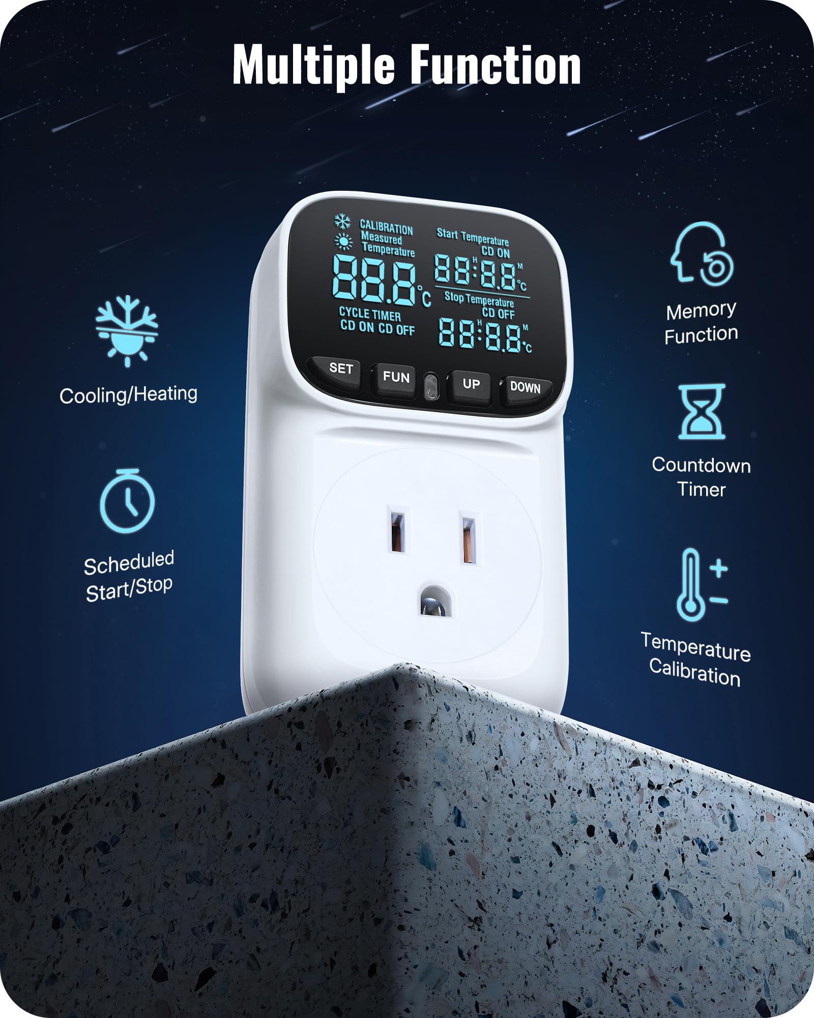 Controlador digital de temperatura W01TC06