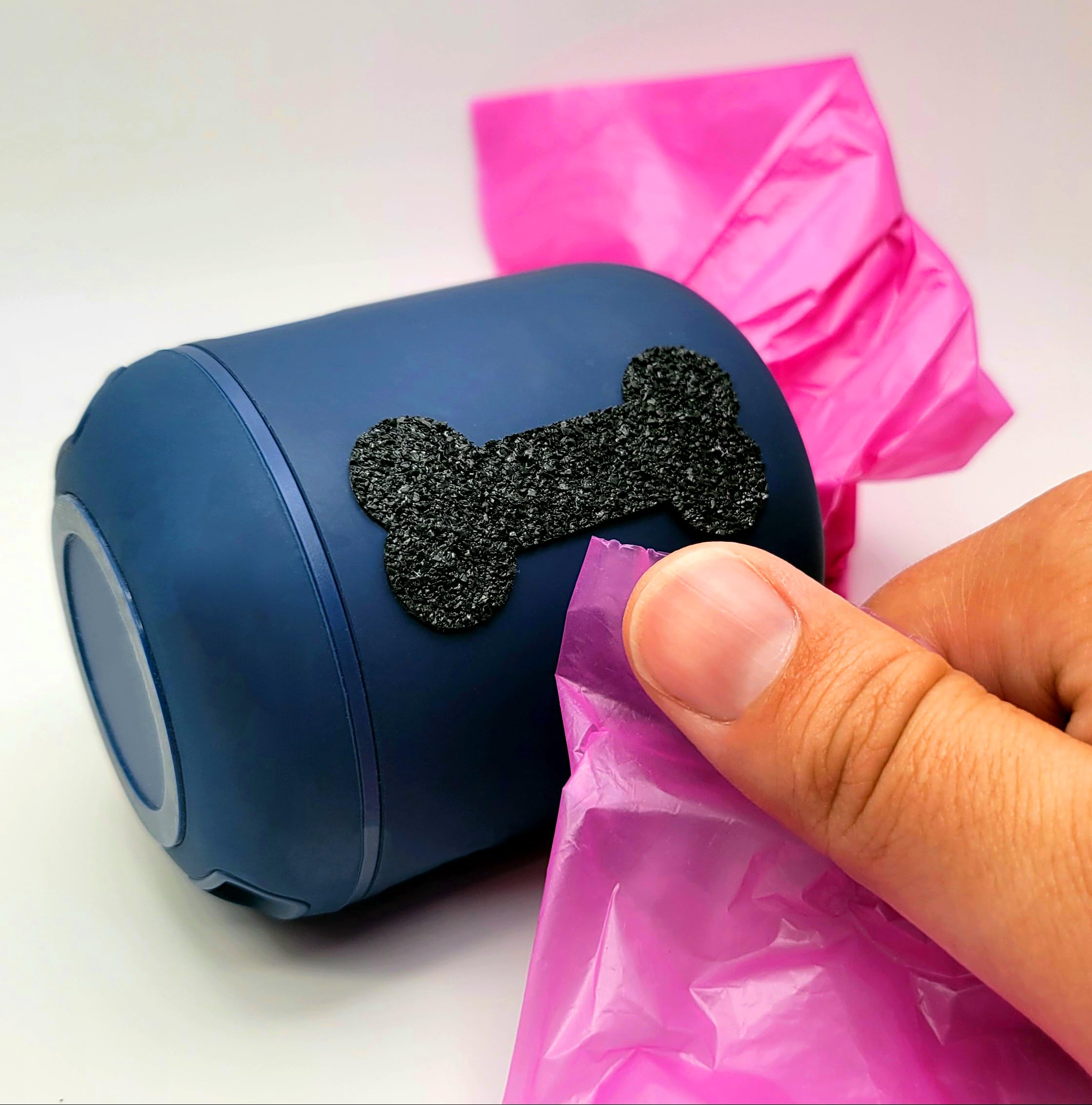 New Doggie Grips – Easy Bag Opener, Dog Poop Bag Grip for Dry Hands and Hard to Open Bags, Sticks to Any Material, Surface Itself Not Sticky (4 Pack)