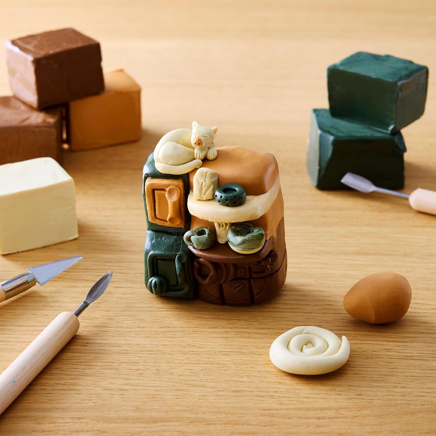 Craft Smart 1lb. Earth Colors Plastalina Modeling Clay - Clay for Sculpting, Modeling, Claymation, School Projects, Arts & Crafts - Bulk 12 Pack