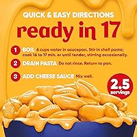 Vista 38 de Velveeta Shells & Cheese Mini Shell Pasta & Cheese Sauce Meal (caja de 10.1 onzas) (paquete de 5)