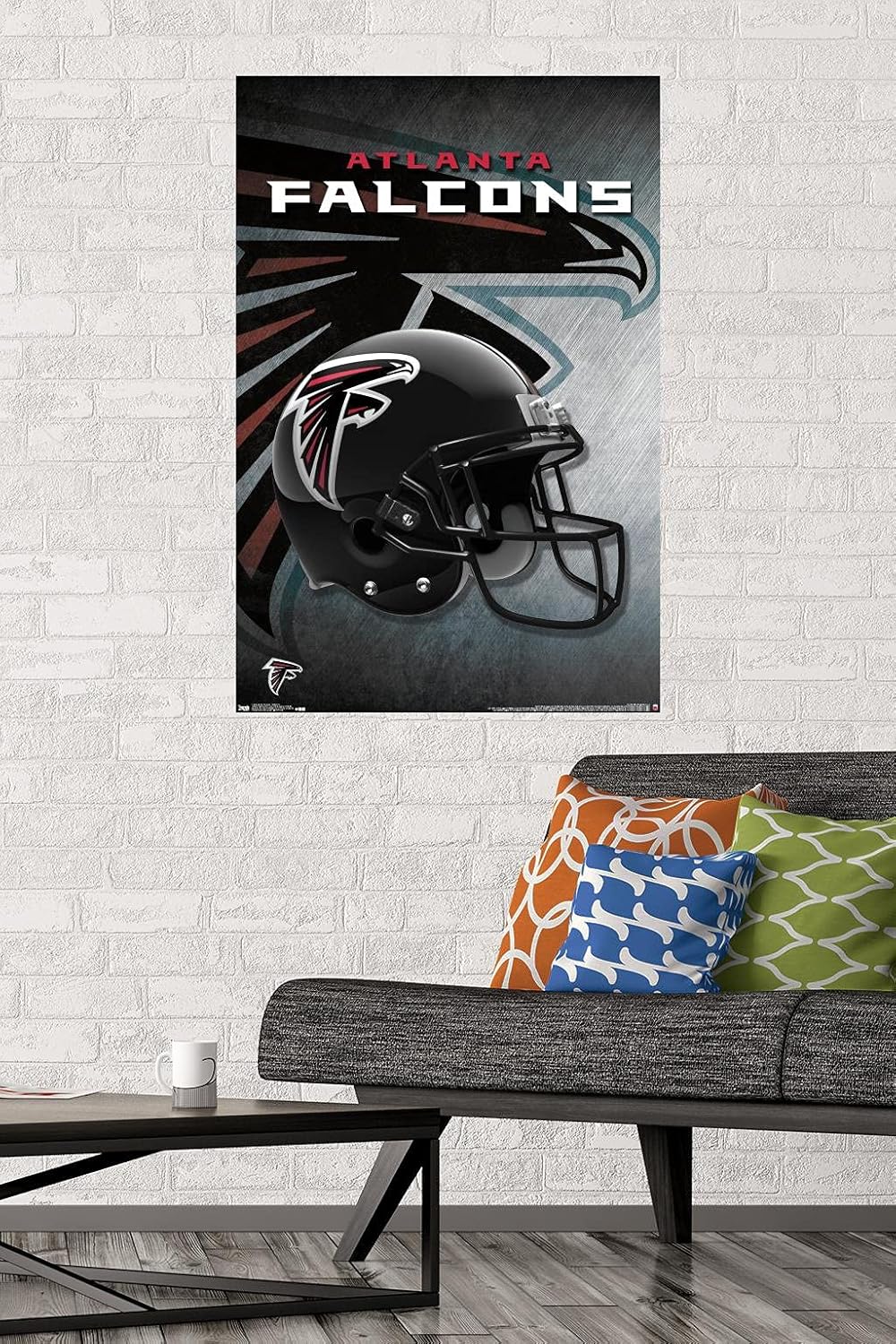 Trends International NFL Atlanta Falcons - Helmet 16 Wall Poster, 22.375" x 34", Premium Unframed Version - Image 2