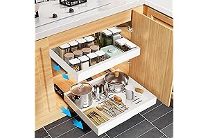 Pull Out Cabinet Organizer | Expandable Pull Down Storage | Perfect Kitchen Cabinet Organization Solution