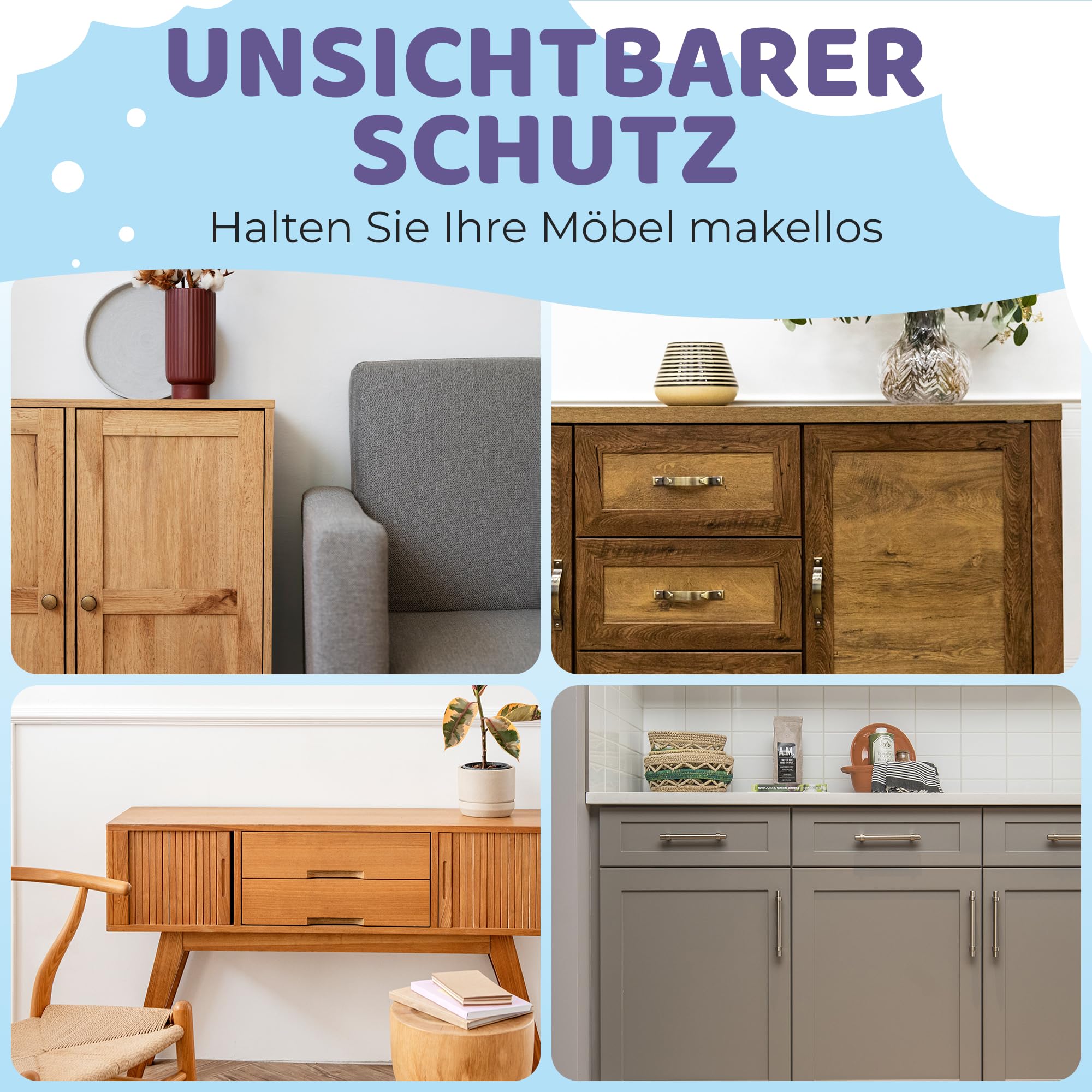 Magnetische Kindersicherung 12 Schlösser 3 Schlüssel Unsichtbarer Magnetverschluss Schranksicherung Schubladensicherung ohne Bohren Weiß