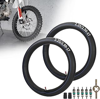 2.25/2.50-17 Inner Tube with TR4 Straight Valve Stem for C70 C100 C102 CL70 CA100 CA200 CM91 P50 CL70 PA50 CR80R CR85R 81 Puch CT90 Trail S65 RM85 TS50 KX85 Motocycle Pit Dirt Bike Moped