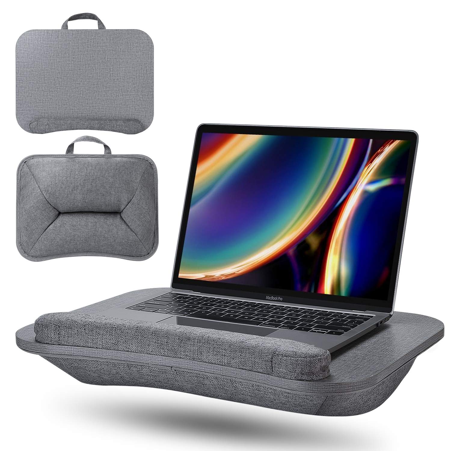 Buy Laptop Stand with Cushion on Bed/Sofa, Lap Desk Builtin Soft Foam