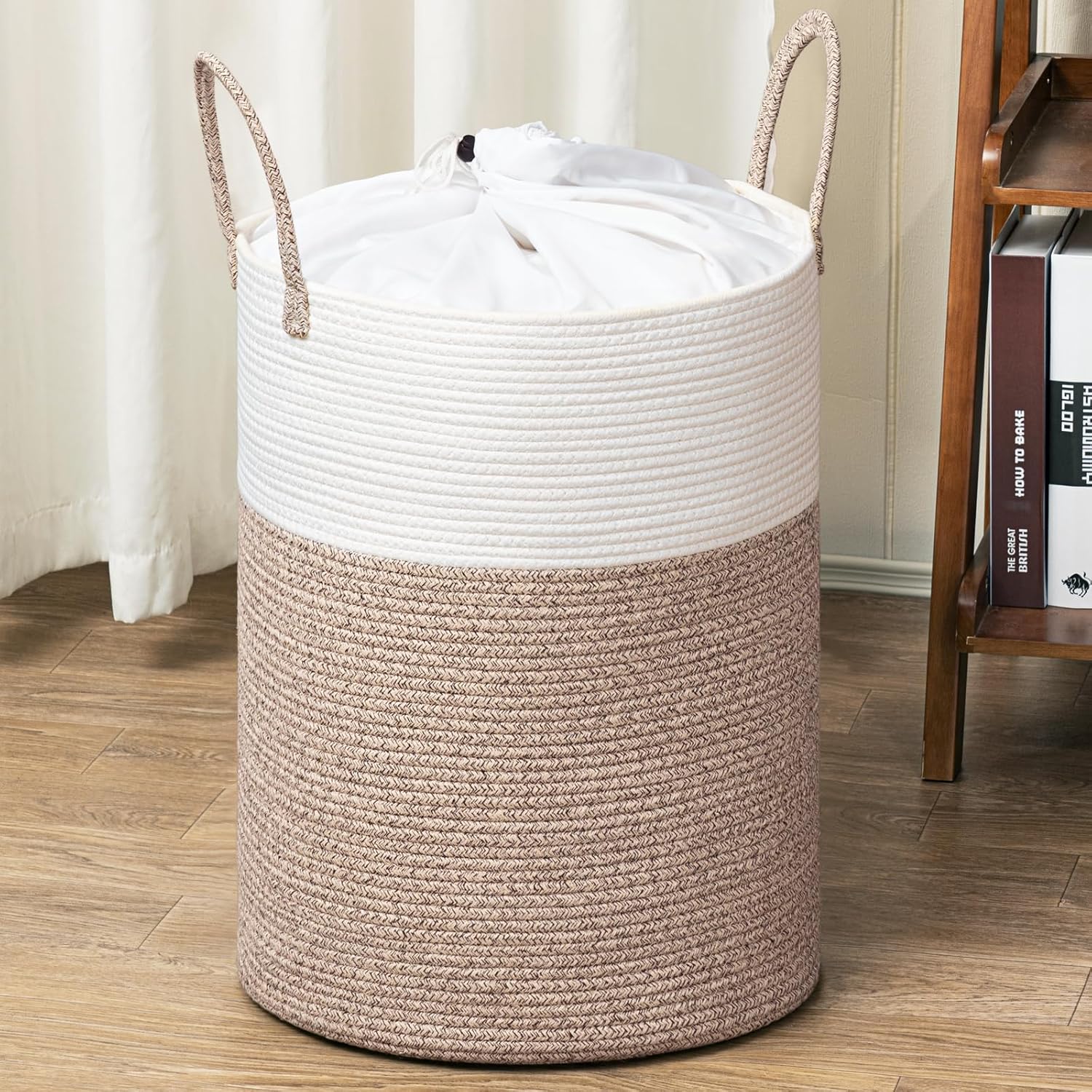 Goodpick Clothes Hamper, 60L Tall Laundry Basket Organizer
