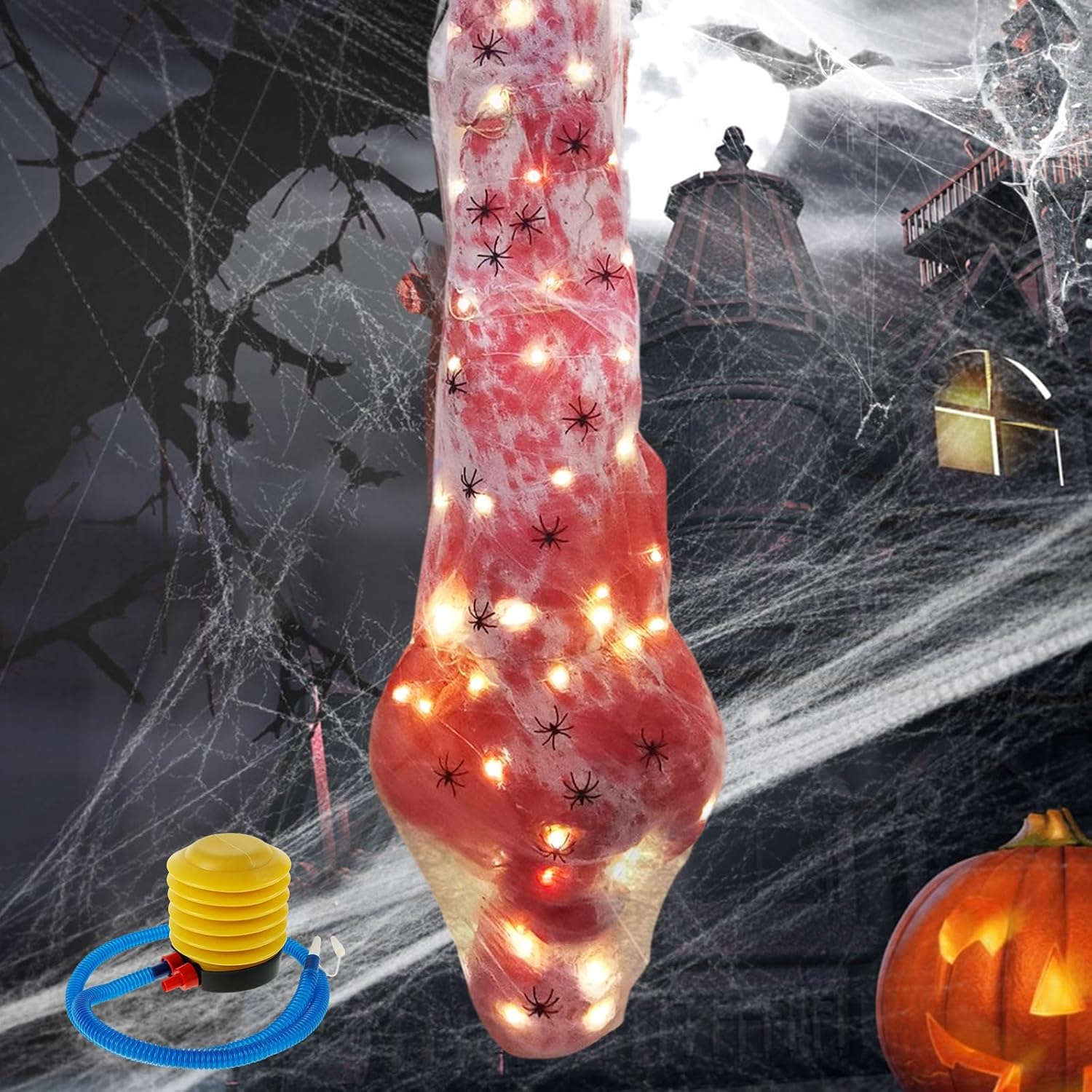 Halloween Decoration Dead Body Props 59in Realistic Corpse Props, Dead