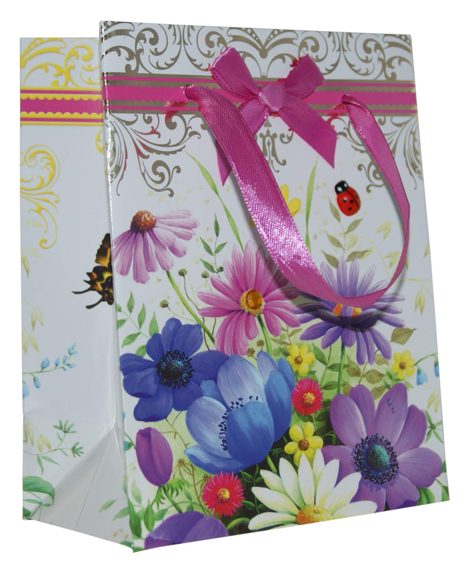 10 Mini Geschenktüten Für Ostern – 5 Motive, 14x12x6 Cm, Inkl. Geschenkanhänger (Taunus Grußkarten Verlag)