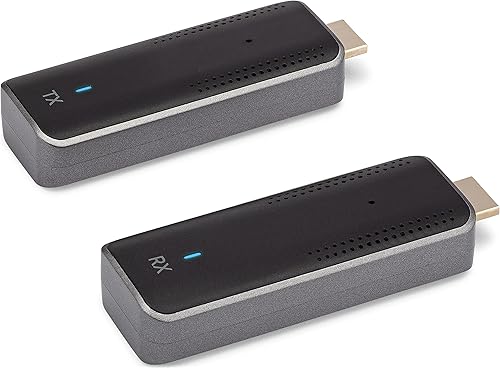 Vista 5 de ClearClick Kit de transmisor y receptor HDMI inalámbrico Mini - Transmite video HDMI hasta 1080P - Transmite desde HDMI, teléfono o tableta - Rango