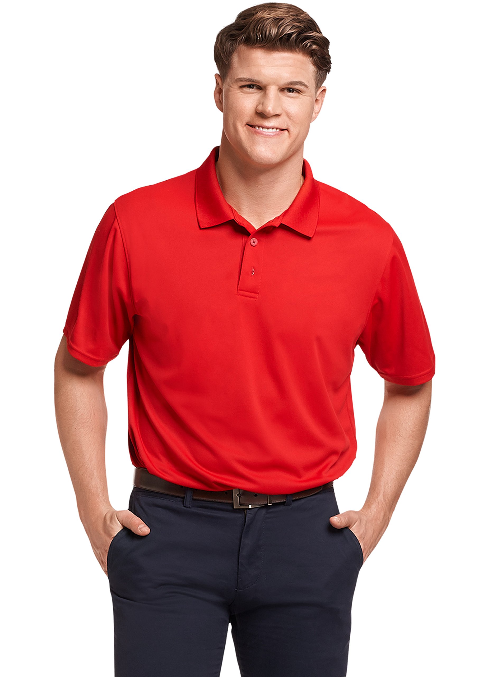 Russell AthleticRussell Athletics Men's Dri-Power Performance Polo - Premium Dri-Fit Shirt, Perfect for Golf, Tennis & Athletic Activities