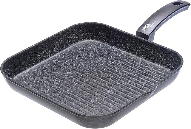 Moneta Etnea Artech Ultra Patelnia Grillowa, Aluminium, Czarny, 28 x 28 cm