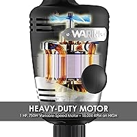 Vista 2 de Waring Commercial Big Stix batidora de inmersión con eje desmontable, NegroPlateado