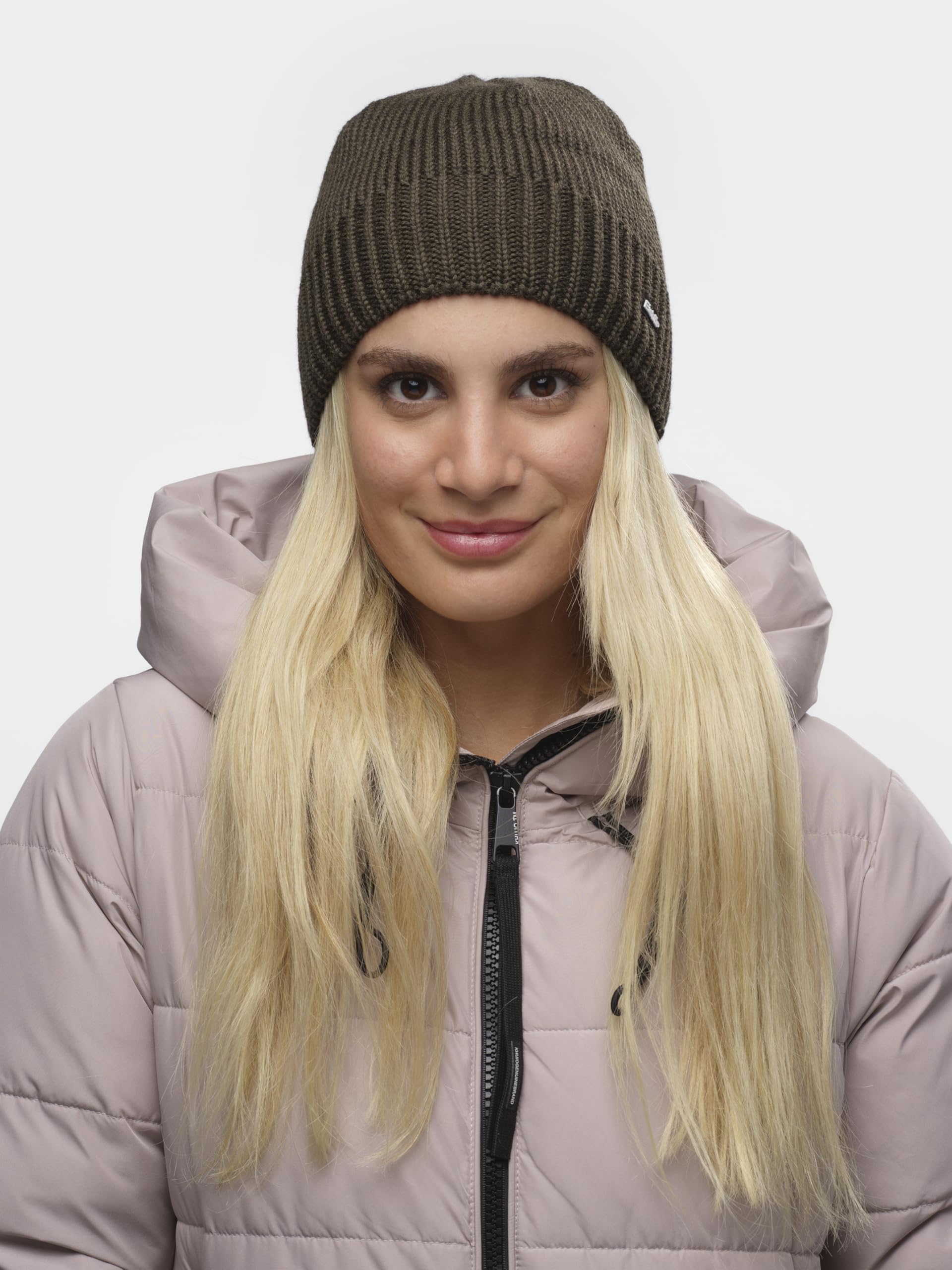 Eisbär Mütze Herren & Damen Trop - Merino Wintermütze Unisex mit Fleece schützt vor Kälte und Wind - Strickmütze atmungsaktiv thermoregulierend Wintermütze Haube aus Österreich
