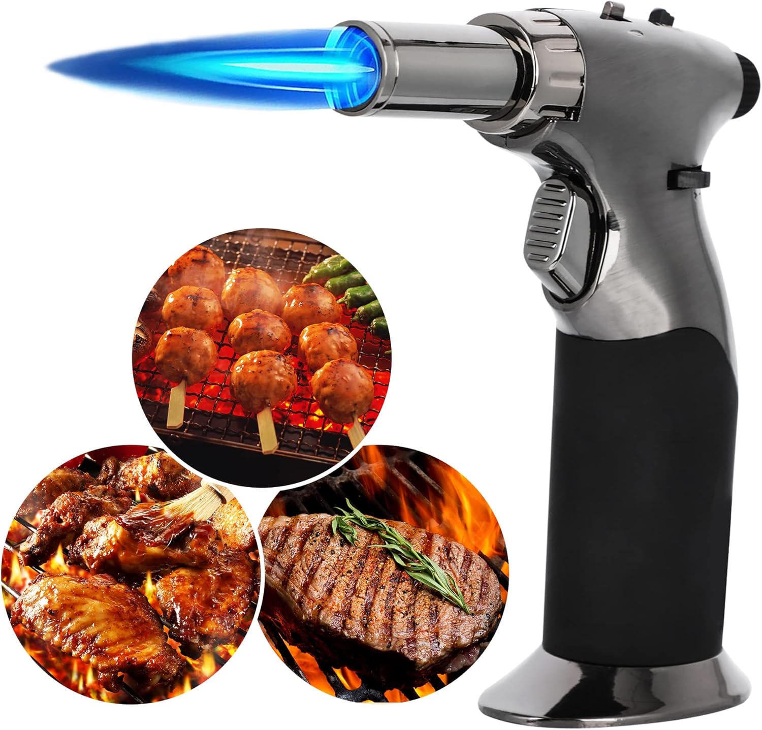 SoYoSaltBae Butane Torch Lighter Adjustable Flame, One