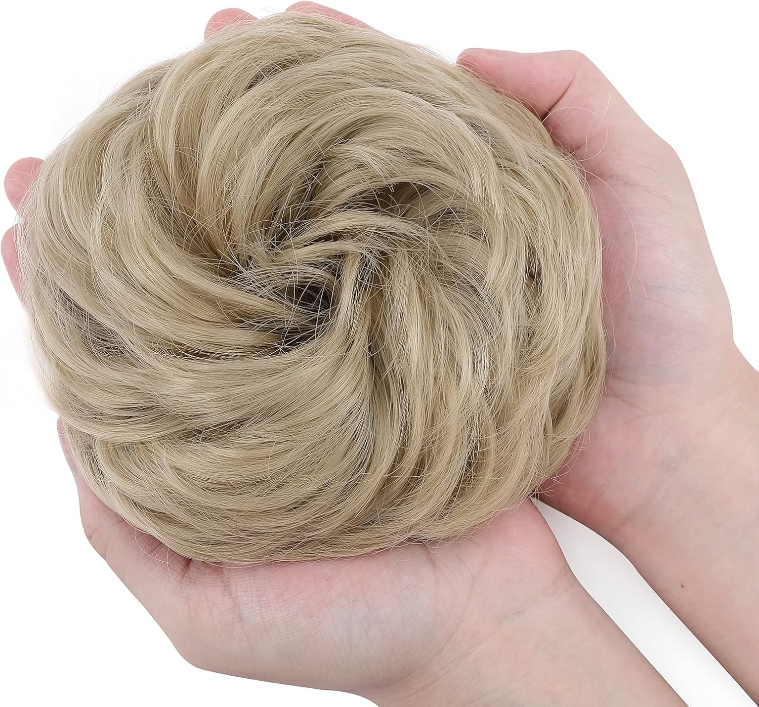 Silk-co Synthetic Hair Bun Extensions Hairpiece 45g Thick Messy Hair Scrunchies for Women Updo ponytail Extensions - Image 5