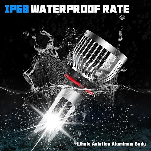 Miniatura 5 de QIPEIZSP Bombillas para faros delanteros compatibles con DODGE RAM 1500 2500 3500 sin LED de proyector, 9005 y H11 de luz altabaja, 9145 bombillas