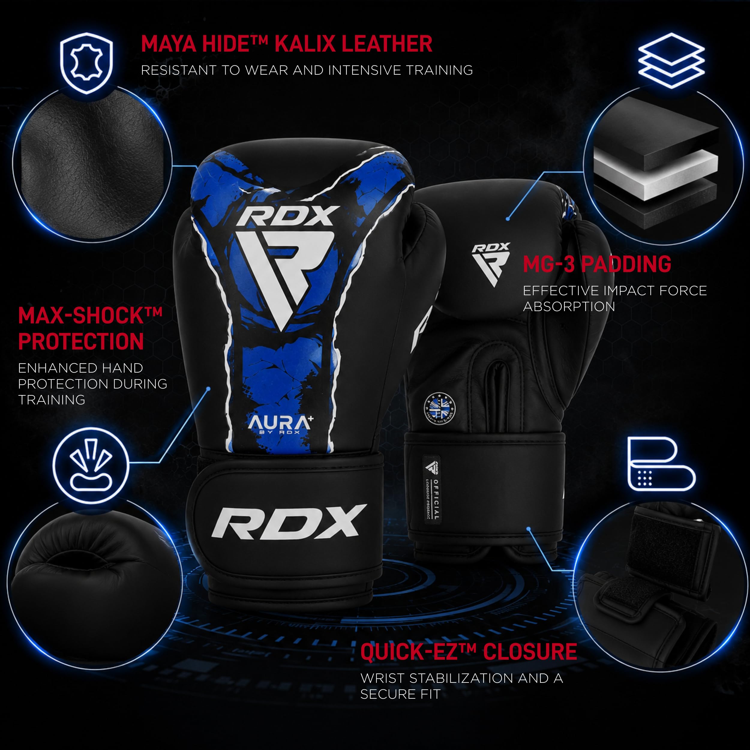 RDX BOXING GLOVE NEW AURA F17
