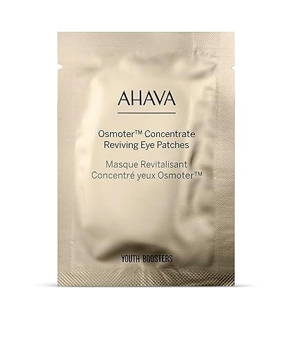 AHAVA AHAVA - Parches de reparación de ojos con hidrogel para el Osmoter del Mar Muerto, 6 unidades