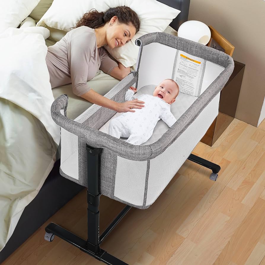 Amazon.com: TODEFULL Baby Bassinet Bedside Sleeper, 2 in 1 Folding Amazon.com: TODEFULL Baby Bassinet Bedside Sleeper, 2 in 1 Folding