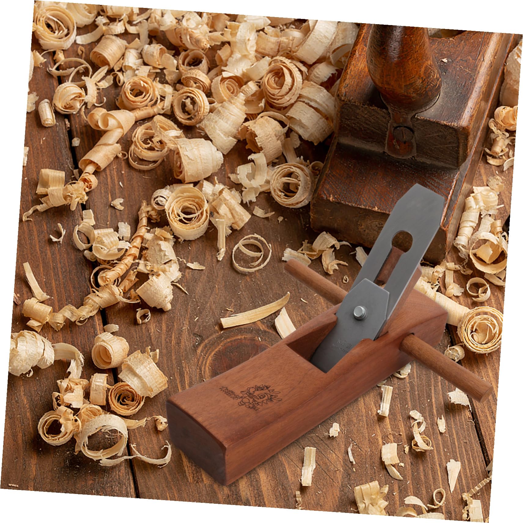 Ipetboom Pialla Manuale in Legno Resistente con Tagliente in Metallo Affilata per Falegnameria Utensile Artigianale per Lavorazione Precisa del Legno per Carpentieri e Appassionati di
