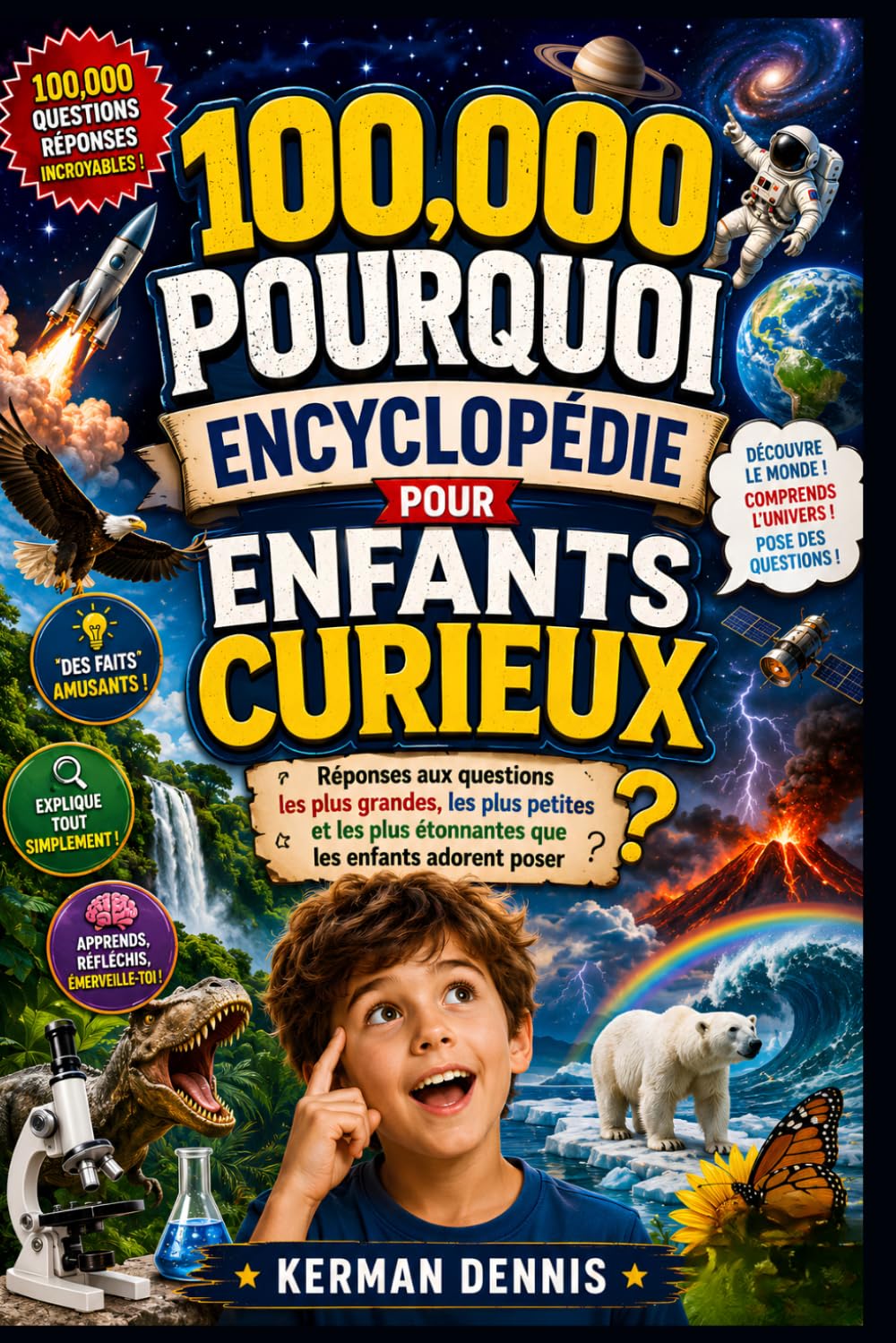 100,000 POURQUOI ENCYCLOPÉDIE POUR ENFANTS CURIEUX: Réponses aux questions les plus grandes, les plus petites et les plus étonnantes que les enfants adorent poser