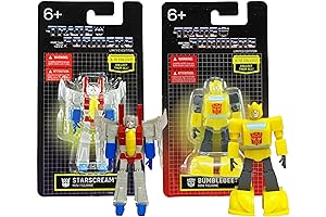 Transformers 2.5" Mini Figure Collectible Twin Packs: Bumblebee & Starscream
