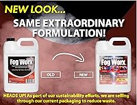 Vista 4 de FogWorx Fog Juice - 1 galón de líquido de niebla orgánico (128 onzas) - Densidad media, alto rendimiento, larga duración líquido para máquina