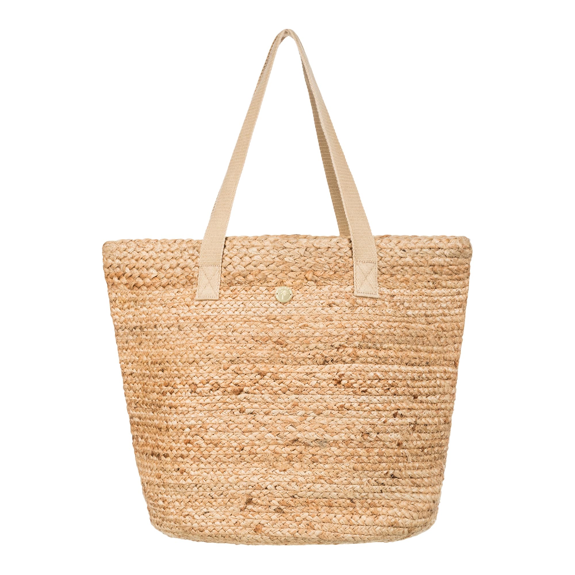 Roxy Large Stylish Woven Paper Straw Blend Beach Tote Bag