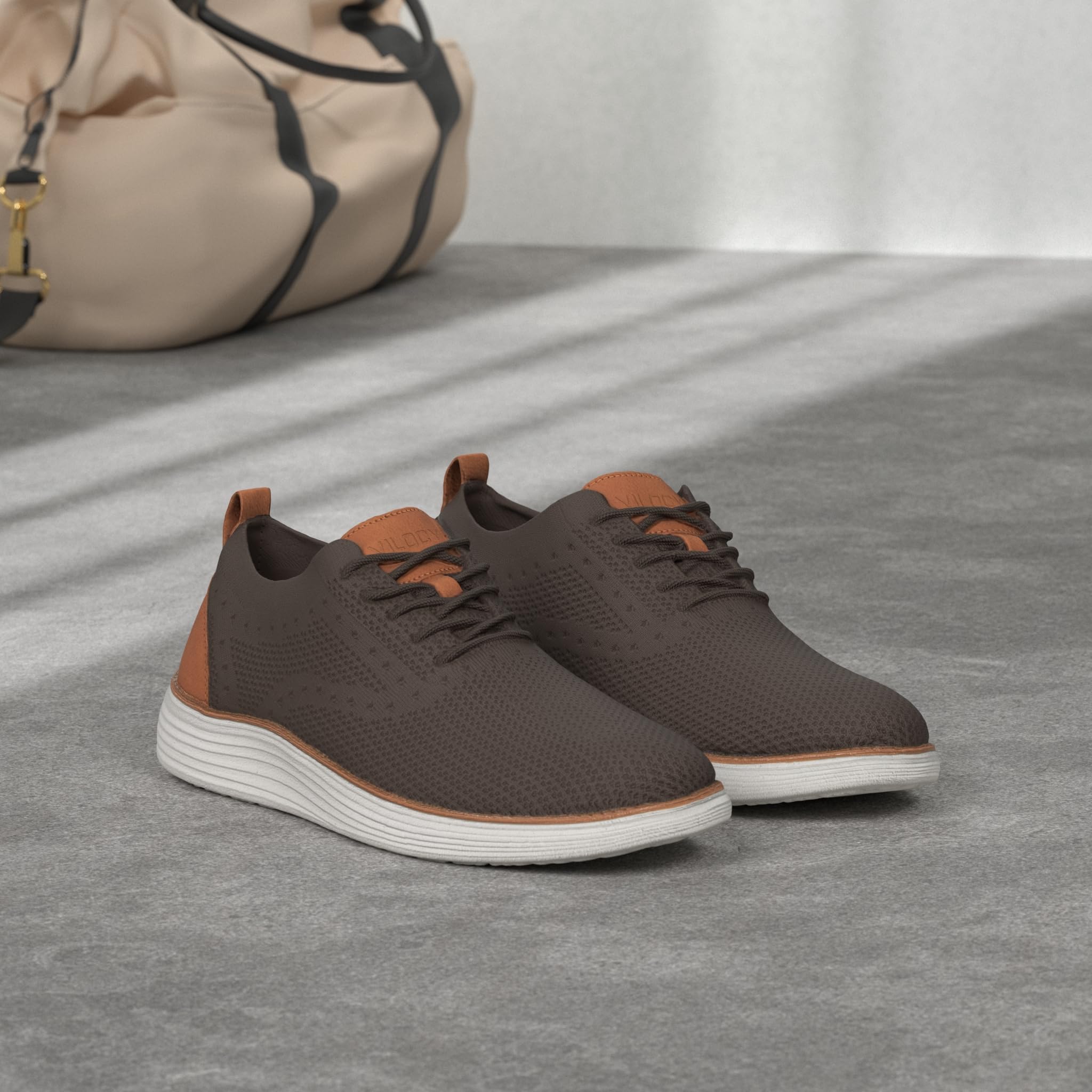 Vilocy Mens Mesh Dress Sneakers Oxfords Business Casual Walking Shoes |  Desertcart Gambia