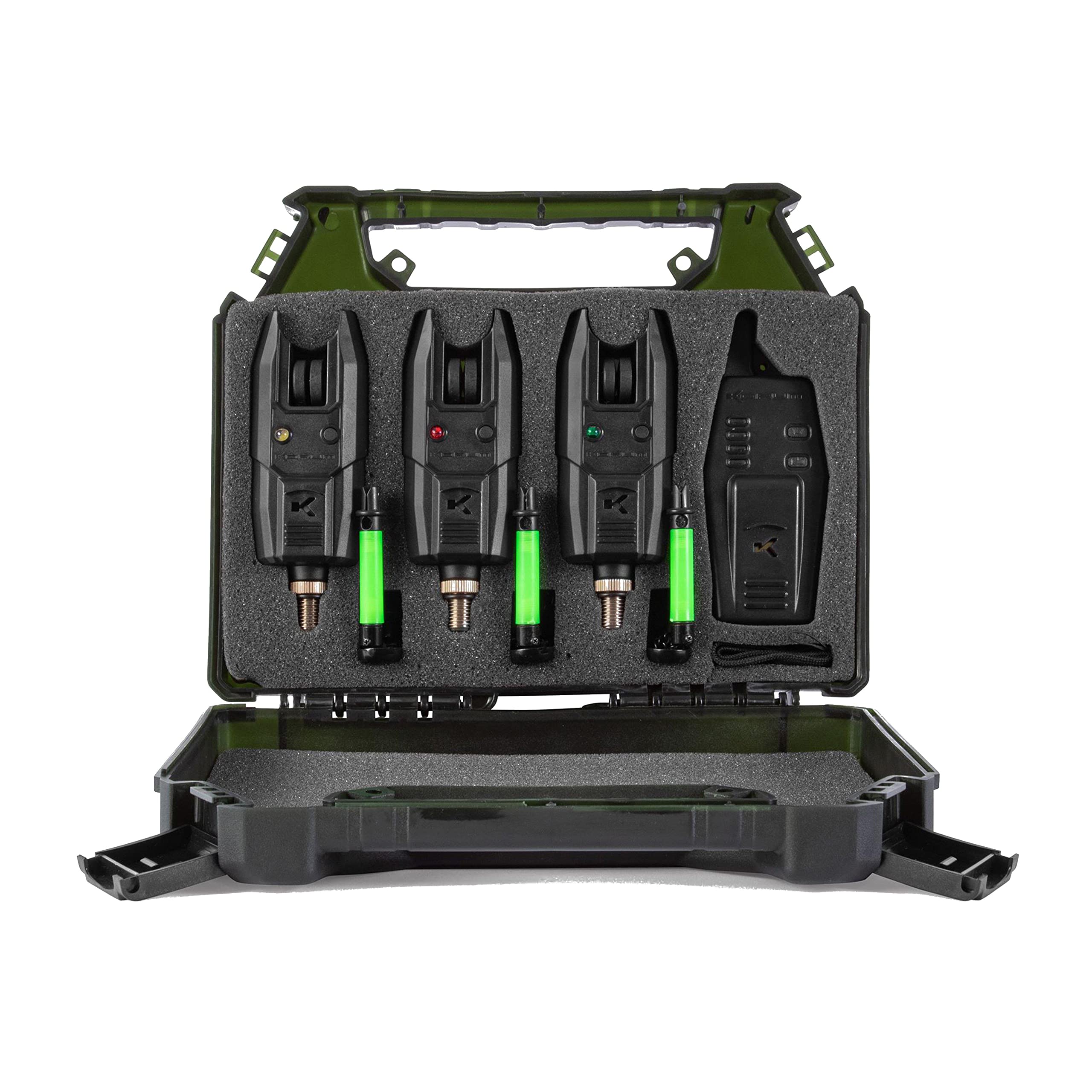 Korum KBI-R 3 Rod Bite Alarm Presentation Set K0360021