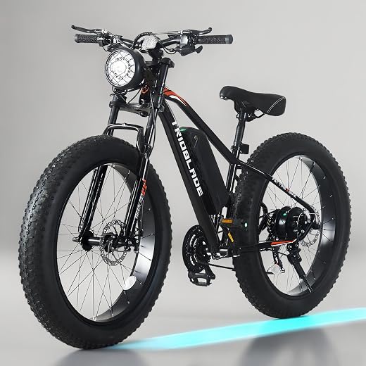 26" Electric Fat Tire Mountain E-bike
