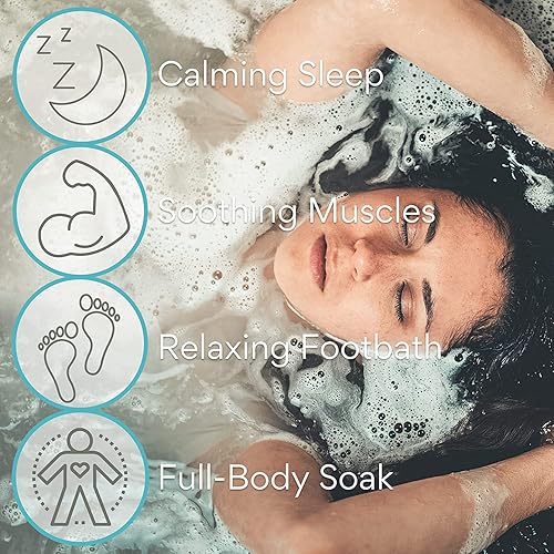 Miniatura 4 de Copos de baño de magnesio  Remoja para relajación, recuperación y bienestar  Paquete económico de 12 libras