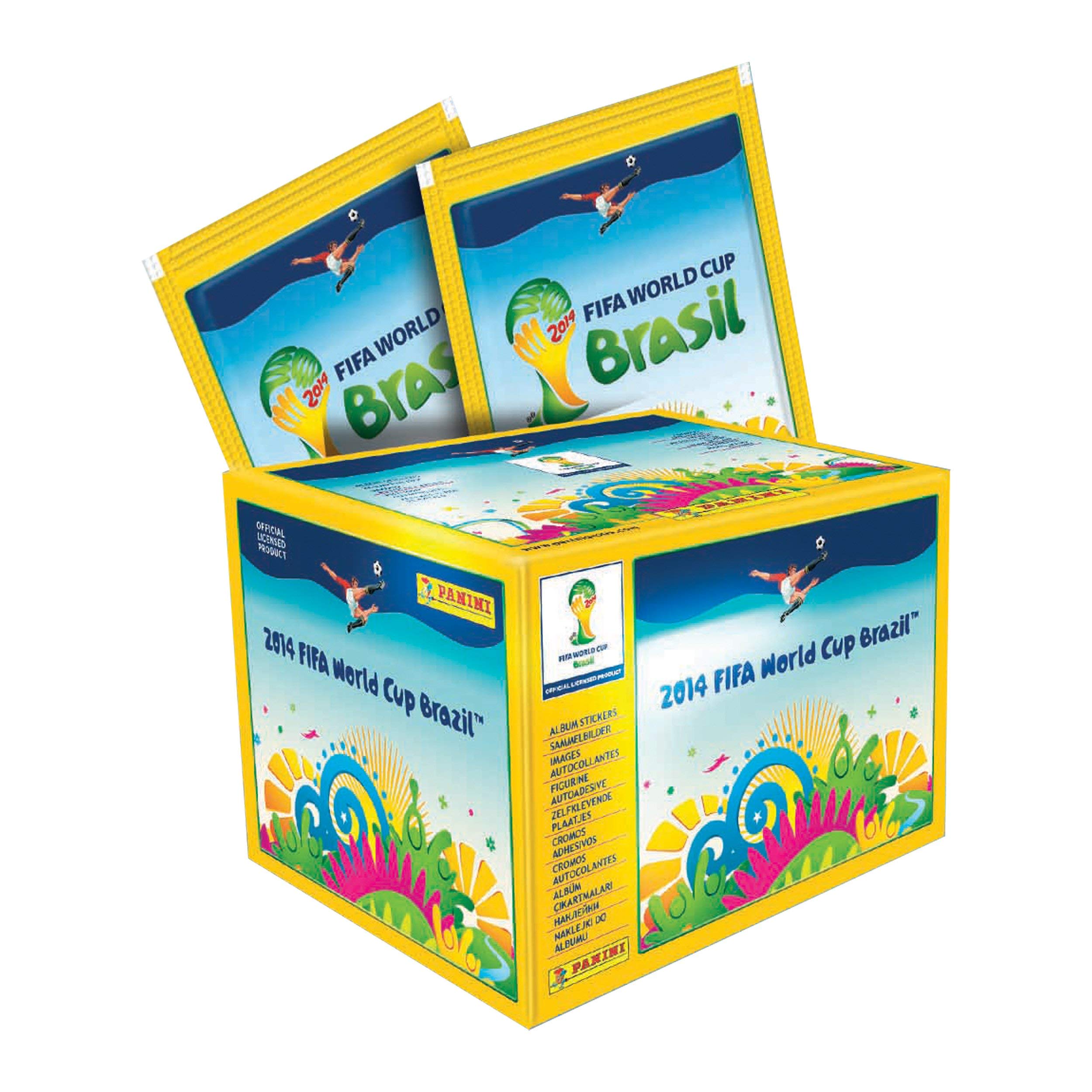 Coffret Stickers Panini Foot France 2014-15 – 12 Boîtes De 100 Paquets – 6000 Vignettes