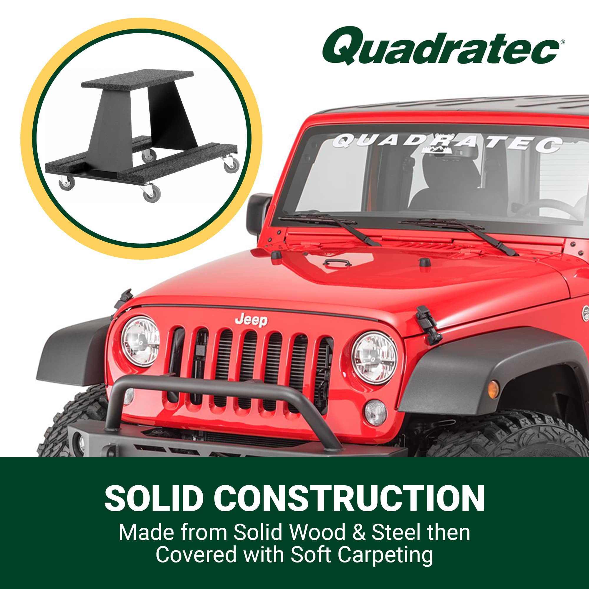 Amazon.co.jp: Quadratec デラックスドア収納カート ホイール付き 