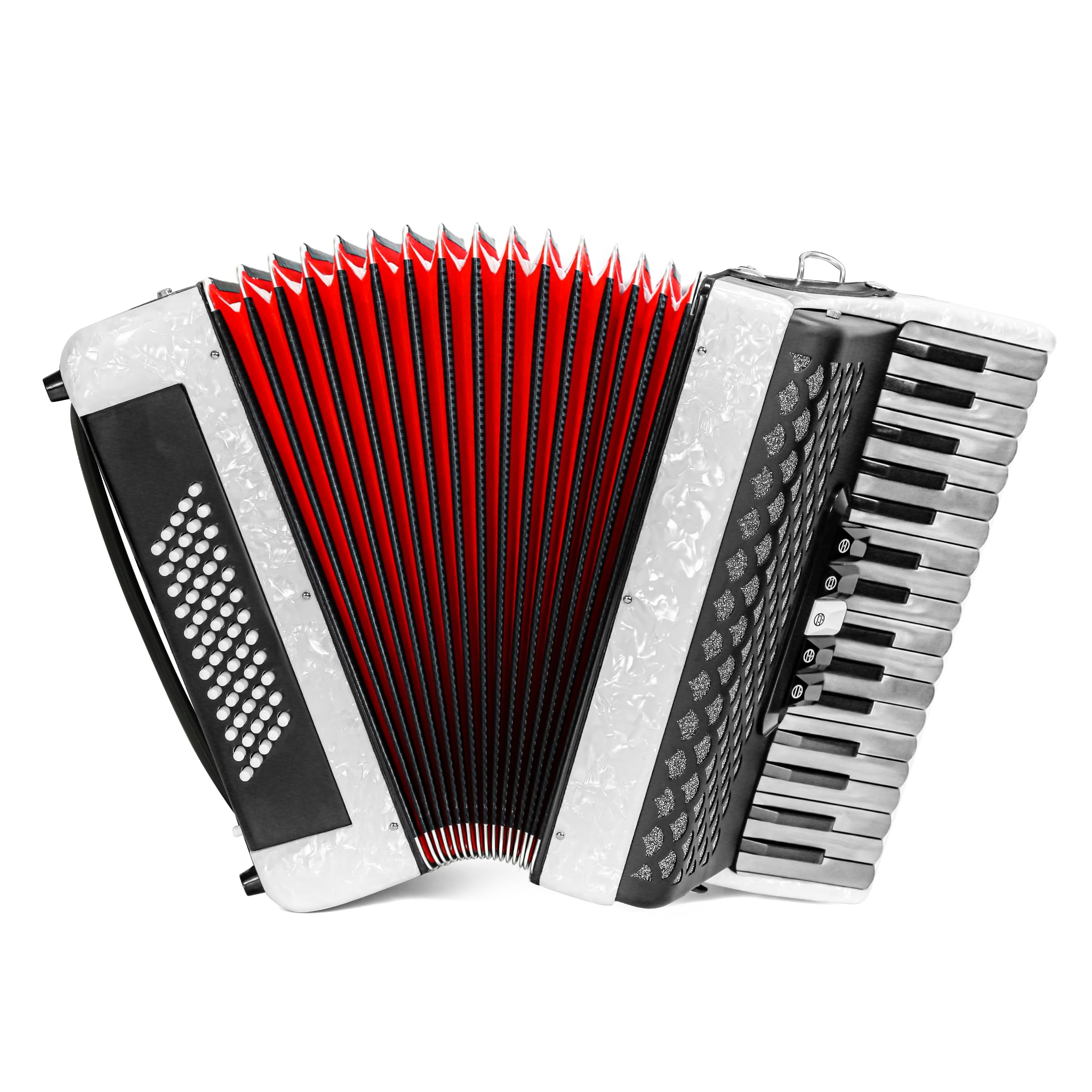 Amazon.com: Accordion, 34 key 60 Bass Piano Accordion with Strap 