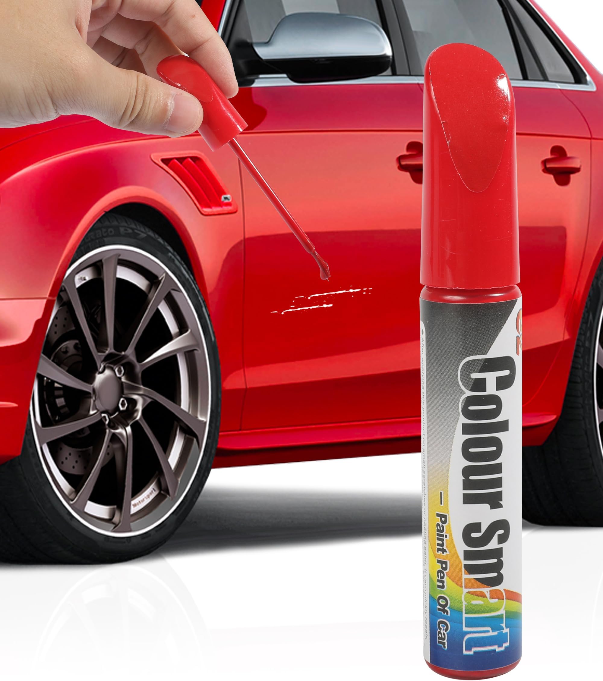 AOCISKA Car Scratch Remover,Car Paint Scratch Repair,Car Scratch Remover Pen,Car Accessories Car Pro Mending Car Remover Scratch Repair Paint Pen,Touch Up Paint for Cars Paint Scratch Repair (Red)