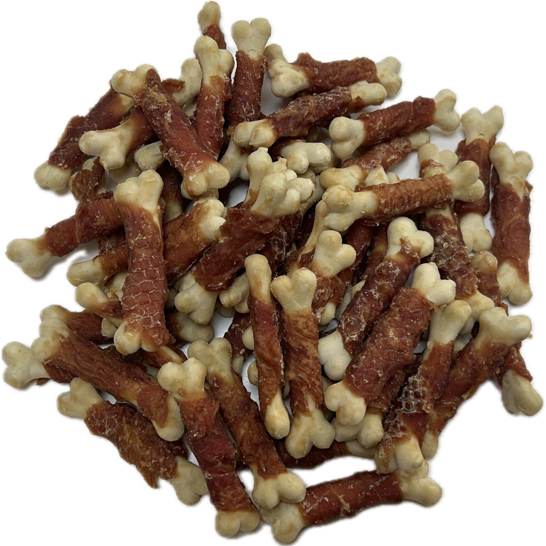 DriedDogTreats Natural Dog Treats Duck Bones 500g (60 pcs)
