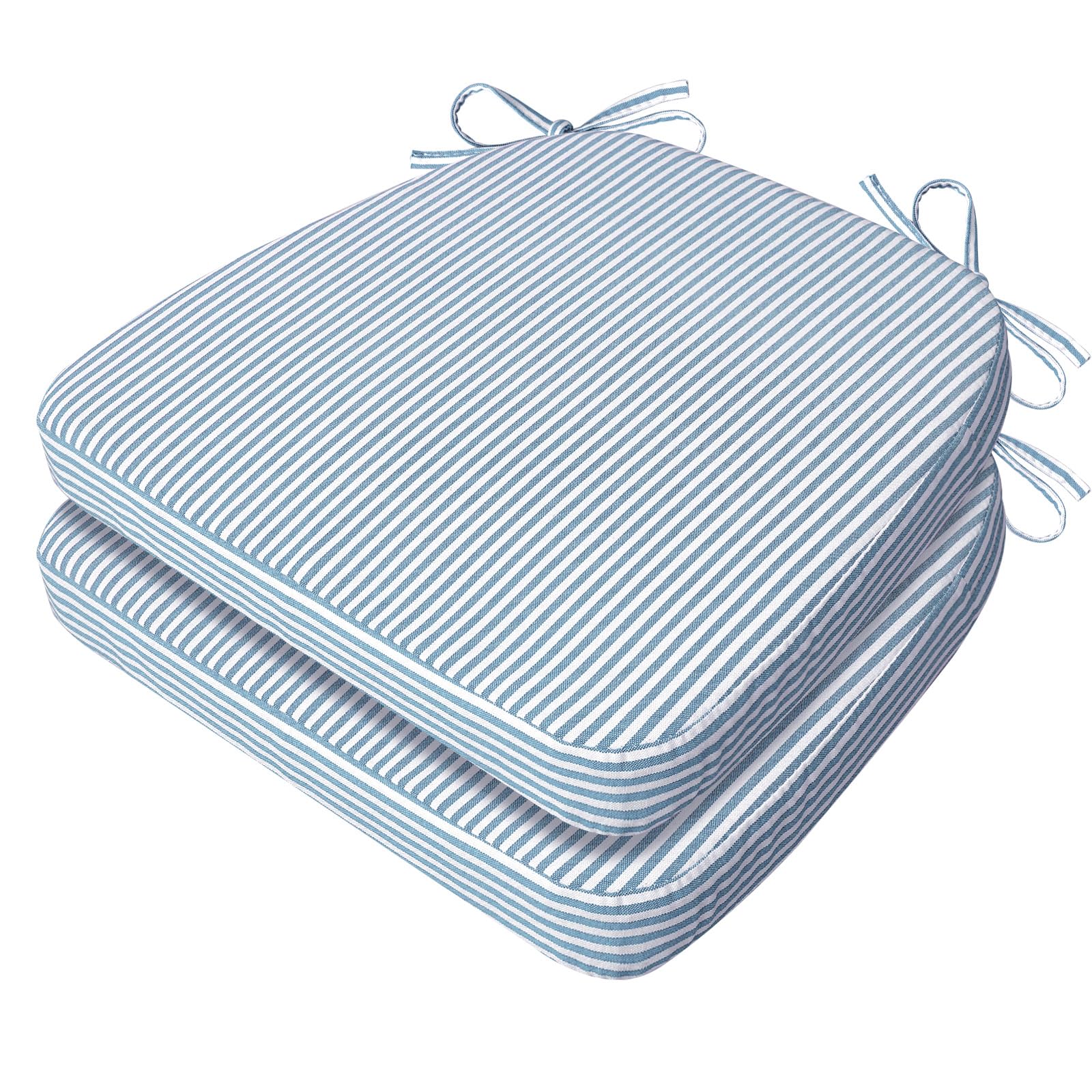 AAAAAcessories Chair Cushions for Dining Chairs, 17 x 16 x 2 in, Set of 2