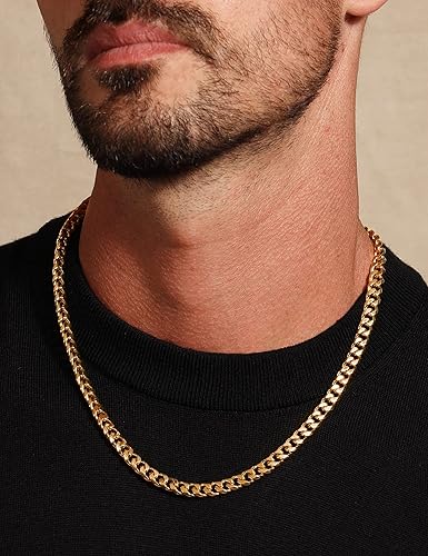 Miniatura 5 de 925 Sterling Silver Cuban Chain Lobster Clasp 7810mm SilverGold Over Cuban Link Curb Chain Necklace for Men Women Diamond Cut 16-30 Inches