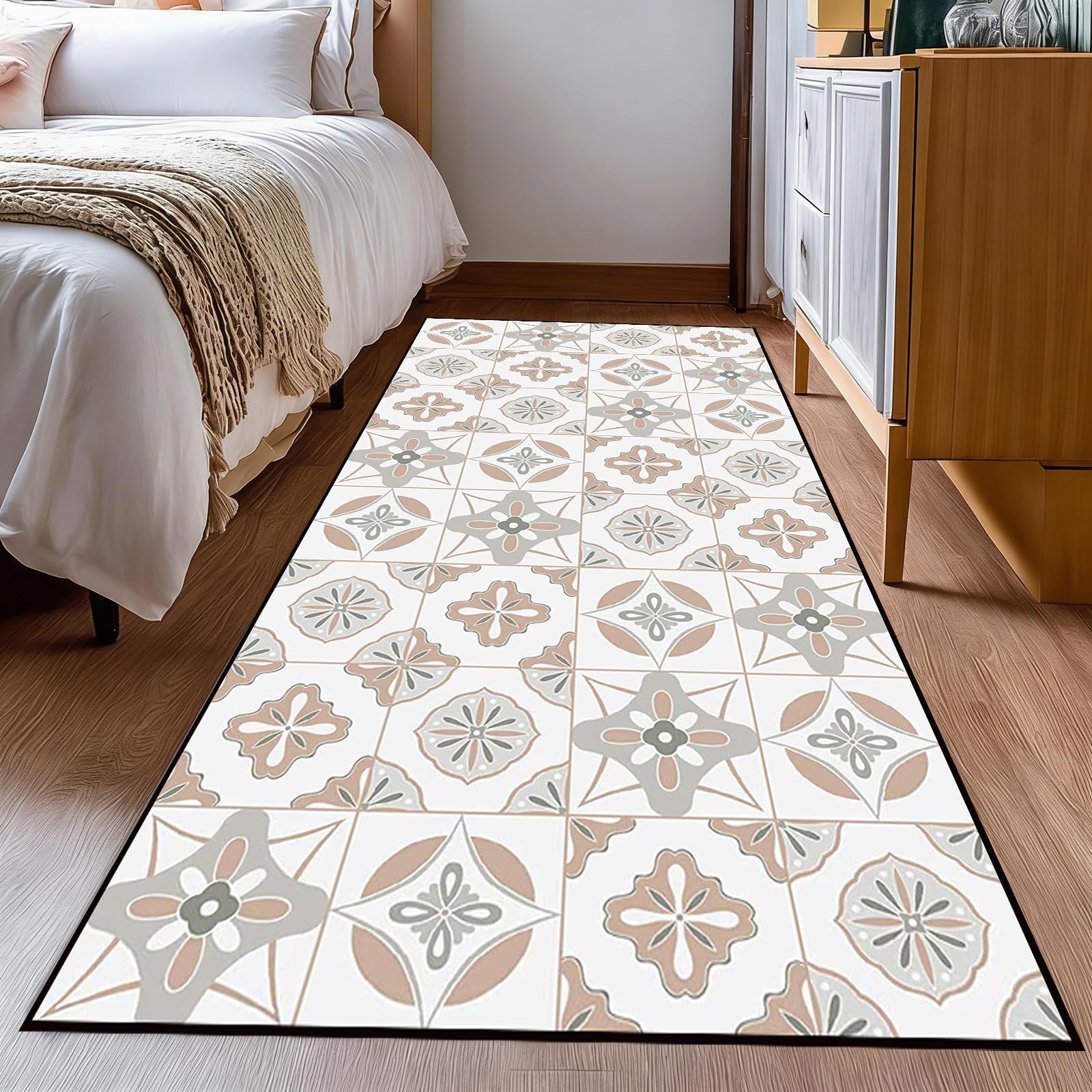 Alfombras de cocina lavables y seguras de 110x175 cm que evitan resbalones en zonas húmedas