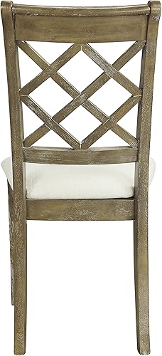 Miniatura 2 de Sillas de comedor para mesa de habitación y sillas de asiento de cocina, patas de madera con cojín de asiento acolchado, juego de 2, beige, juego de