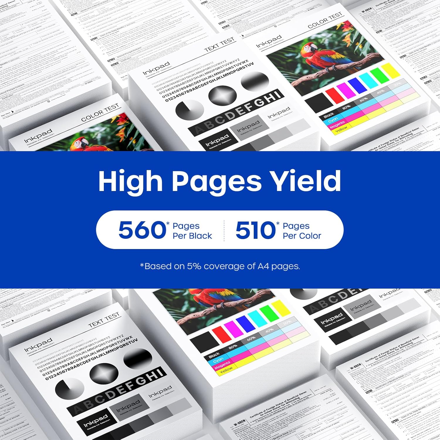 LC401XL LC401 Ink Cartridges Compatible with Brother LC401XL LC401 XL LC-401 Ink Cartridges Replacement for Brother MFC-J1010DW MFC-J1012DW MFC-J1170DW MFC-J1800DW Printer (8 Pack, BK/C/M/Y)