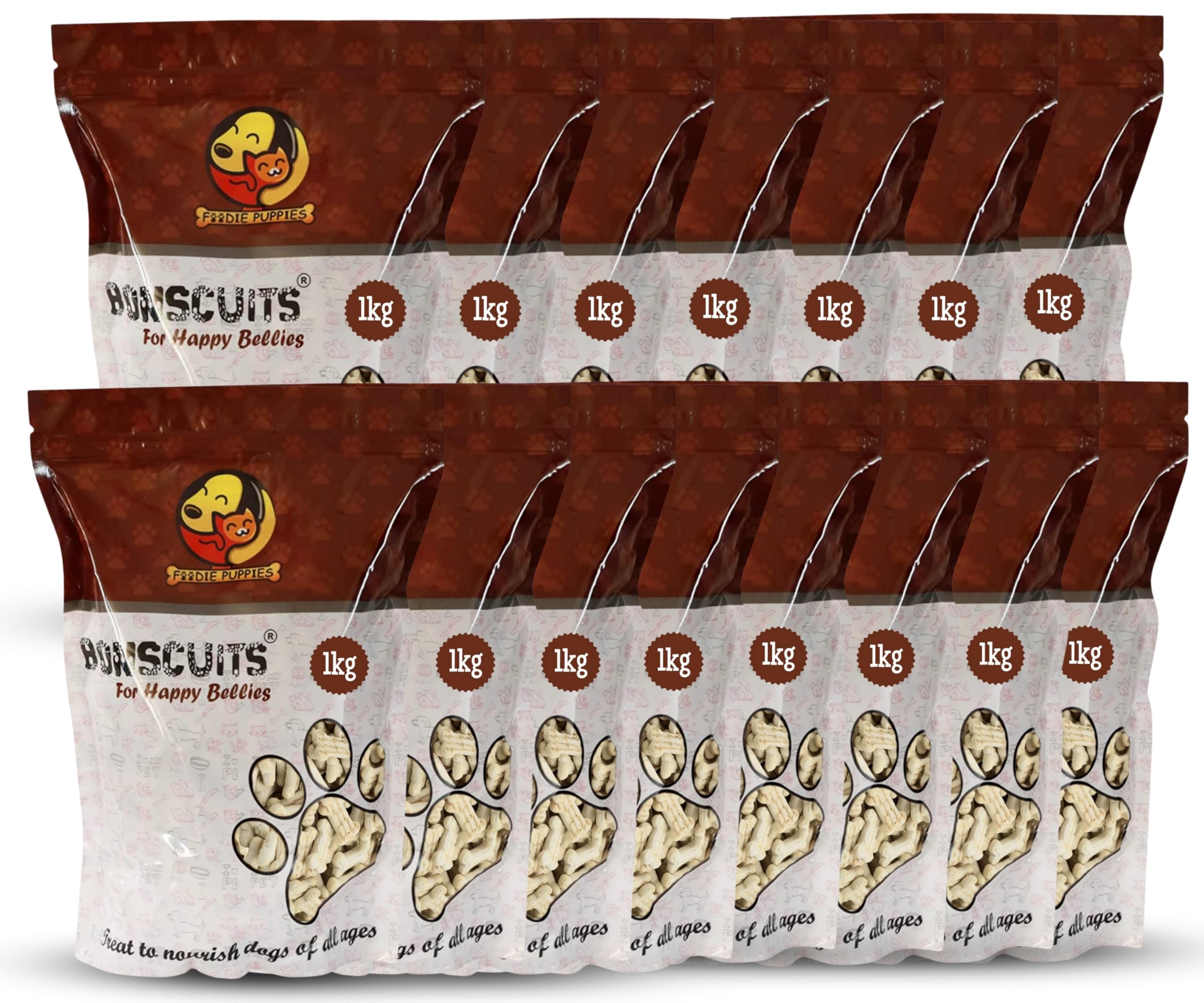 Foodie Puppies Dog Biscuits - (15Kg) Milk Flavor Bone-Shape Oven Baked Treats with Crunchy Texture | Healthy, Nutritious Pet Snacks for Training, Dental Care & Daily Use | All Dog Breeds & Sizes (B0BDM9F5N2) Amazon Price History, Amazon Price Tracker
