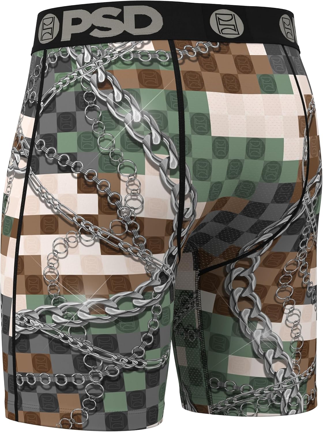 PSD Underwear Mens Boxer Briefs - Luxury Print, Standard Length Packs and Singles, Soft & Breathable Boxer Briefs for Men - Image 3