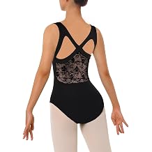 WYHDY Girls Lace Crisscross Back Dance Ballet Leotard Toddler Tank Dancewear