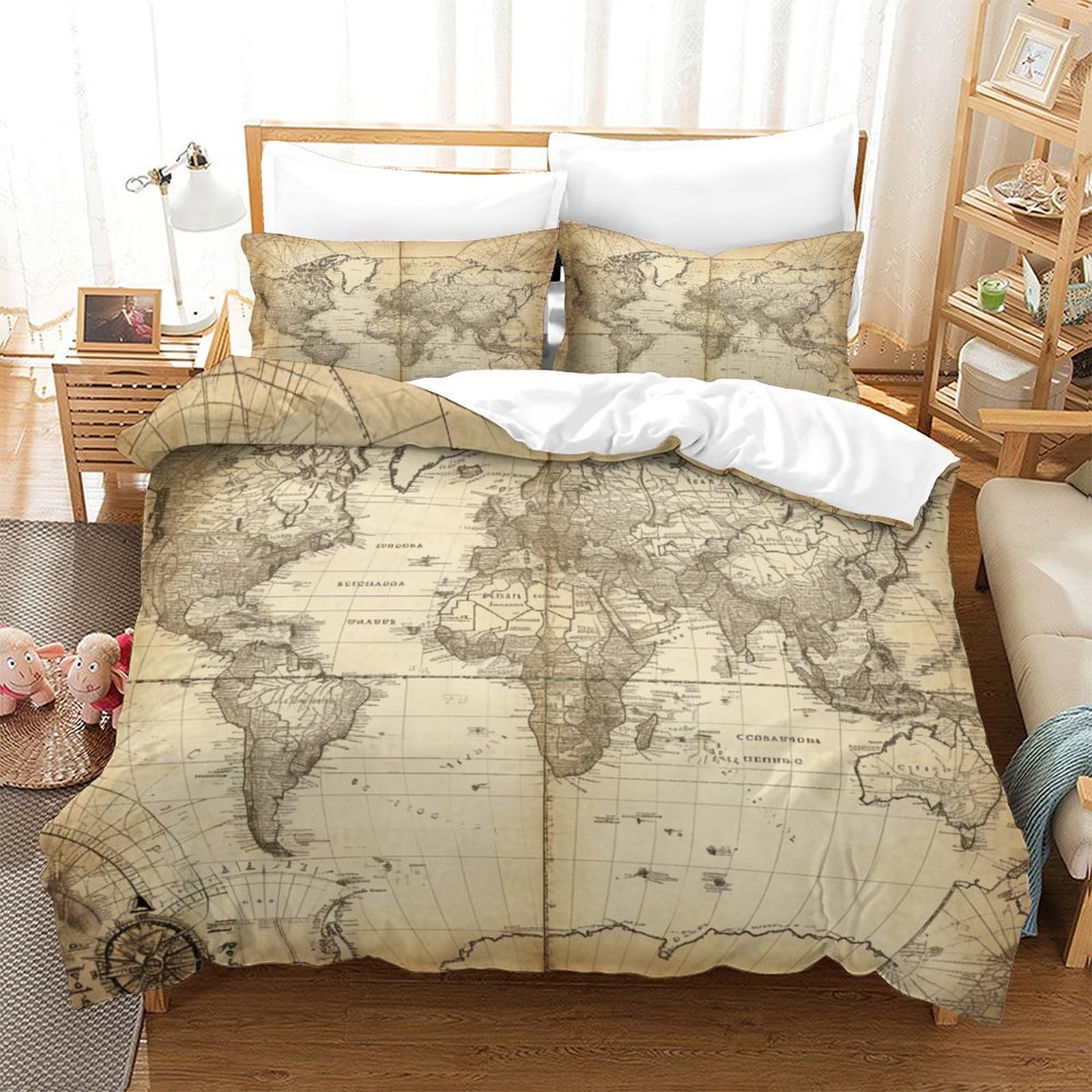 Housse de couette anti-allergène avec fermeture éclair 260x220 super king