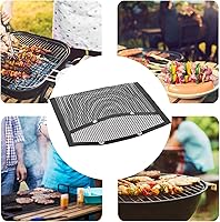 Vista 7 de Bolsa de malla antiadherente para parrilla, resistente a altas temperaturas, bolsa de barbacoa reutilizable para carbón, gas, parrillas eléctricas