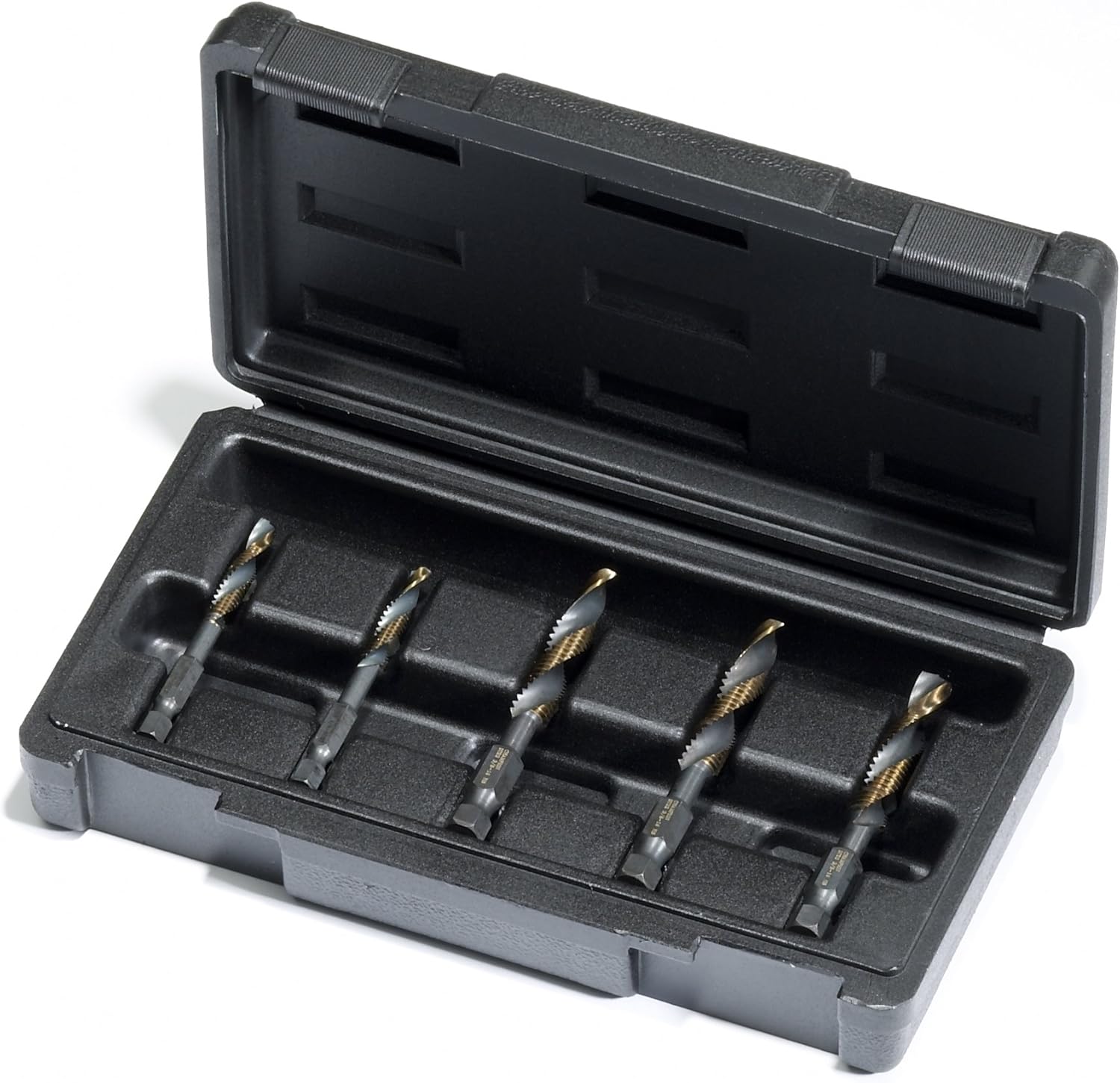 Champion DT22HEX-SET-NC5 NC Combination Drill and Tap Set, 5-Piece