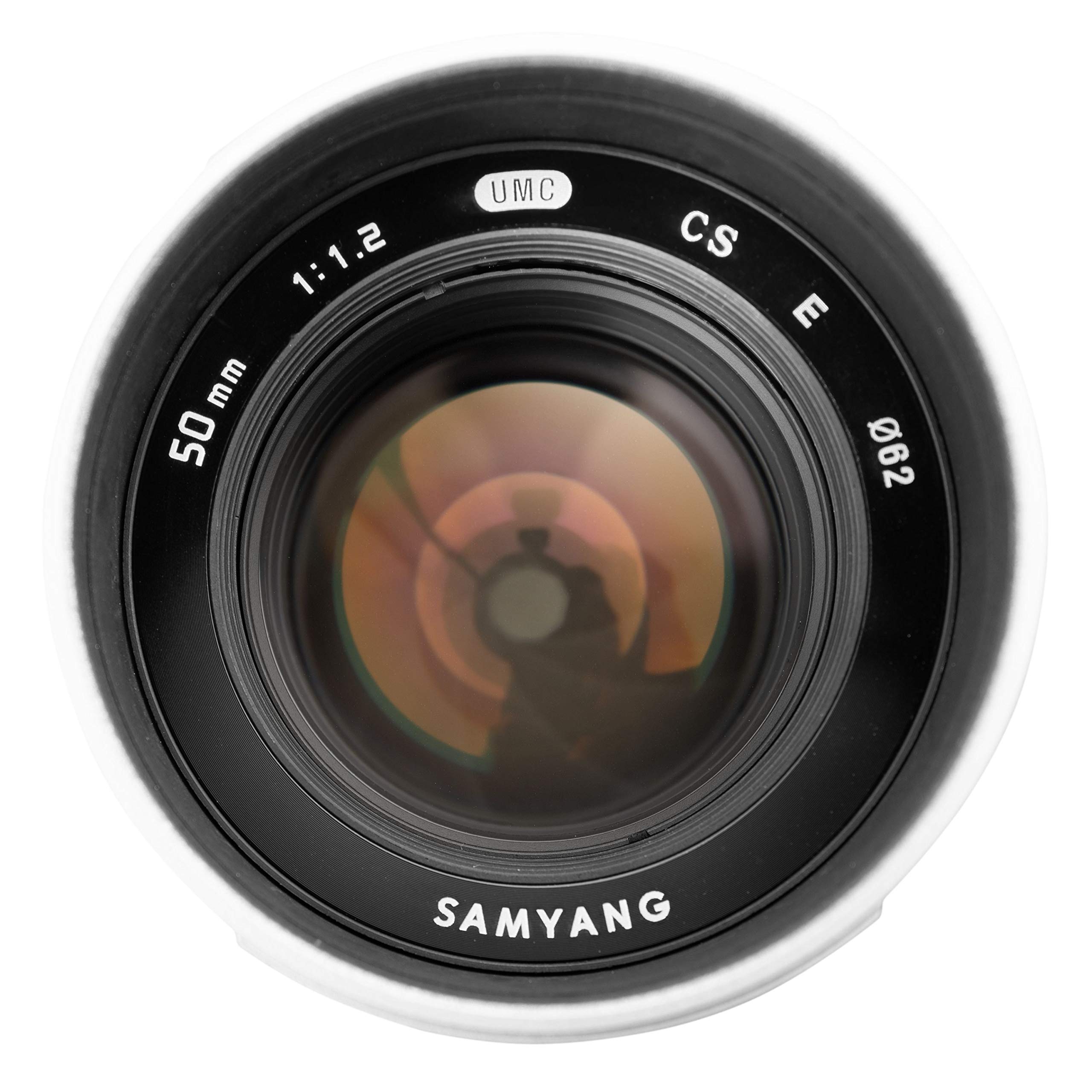 Amazon.co.jp: SAMYANG 単焦点レンズ 50mm F1.2 AS UMC CS シルバー 