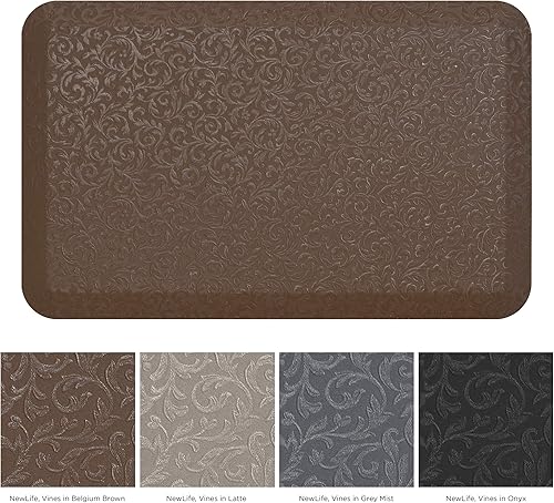 Miniatura 9 de NewLife by GelPro 2 NewLife, Tapete de calidad profesional para piso de vid en relieve, antifatiga